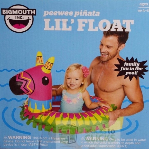 BigMouth Other - BIG MOUTH Peewee PINATA Lil Float Baby Pool Float